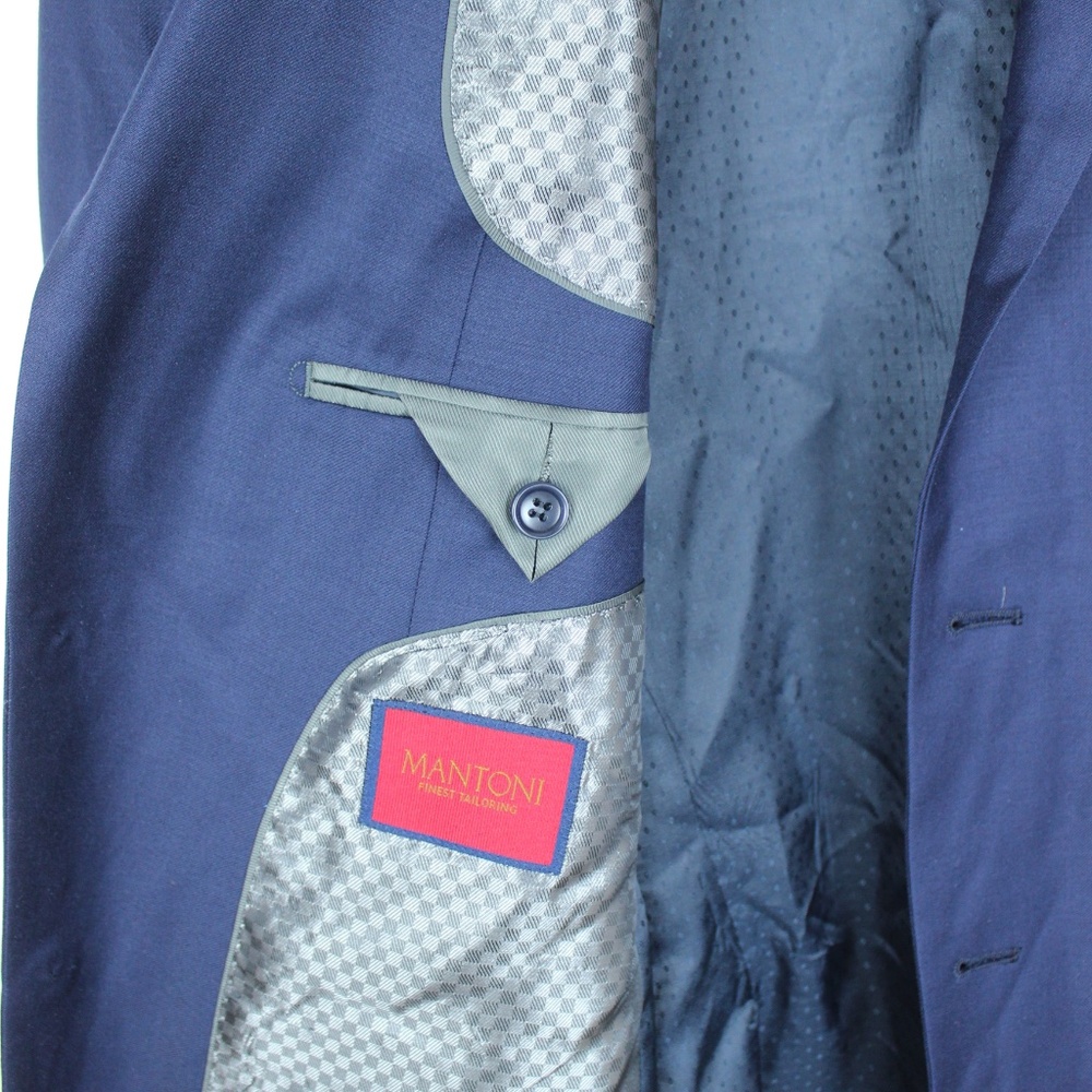Mantoni 100% Fine Wool Suit Jacket - Picture 5 of 6